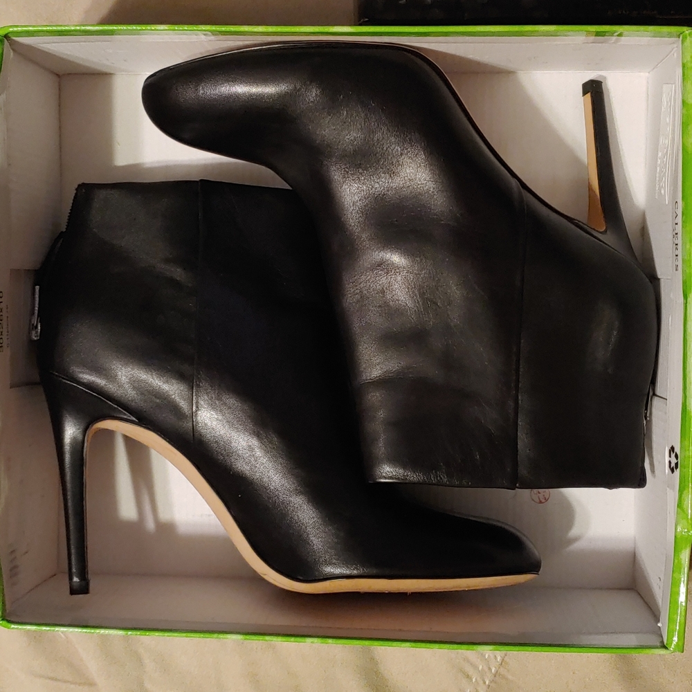 Sam Edelman Blk booties, 9.5